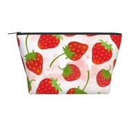 Fraise, Trousse de Toilette Trousse de Maquillage Sac à cosmétiques Trousse de Toilette de Voyage Portable