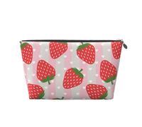 Fraise, Trousse de Toilette Trousse de Maquillage Sac à cosmétiques Trousse de Toilette de Voyage Portable