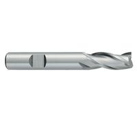 Fraise universelle à 3 dents DIN844-3 HSSE-Co8% queue Weldon 6 mm longueur de coupe 7 mm dia. 2 mm MW-Tech UF3L02