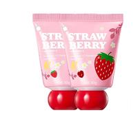 Fraise VC crème pour les mains，Crème Mains Réparatrice，Hydratante À Absorption Rapide，Crème pour les mains pour hydrater et réparer intensément les peaux sèches，30g*2