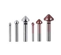 Fraiseà rainure en T rayon d'angle Couteau à chanfreiner 90° D4,5-30 mm, foret fraiser 3 cannelures en acier rapide for l'ébavurage et l'expansion des trous intérieurs(D25xC19xd10x67L)