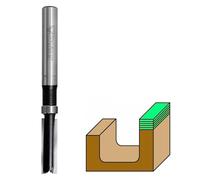 Fraiser Mini Fraise à Copier - fraise pour bois de précision avec roulement, diamètre 6,4 mm, queue 6 mm, pour défonceuse et affleureuse