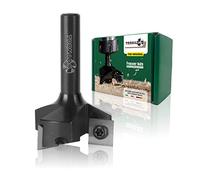 Fraiser Fraise à Surfacer 8 mm Fraise à bois massif pour defonceuse a bois diamètre 35mm et tige de 8mm - 3 couteaux - 10.5x10.5 (D=35 I=10.5 S=8)