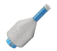 Fraises à chanfrein diamantées 10-35mm - BRSCHNITT Trépan de Fraisage Diamantée,pour façonner l'élargissement des trous existants de granit, marbre et (2 pièces)