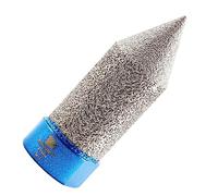 Fraises à chanfrein diamantées 20mm - BRSCHNITT Trépan de Fraisage Diamantée,pour façonner l'élargissement des trous existants de granit, marbre et