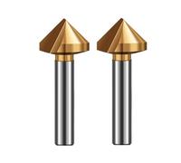 Fraises à chanfreiner droites à 90° de 6,3 à 40 mm de diamètre, à une cannelure, lot de 2(10.4 * 90°)