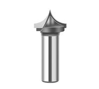 Fraises à graver et à gorge pointues à tige de 6/12 mm | Fraises à arrondir for le travail du bois, fraises à arc inversé(12 * 3/8)