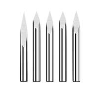 fraises à graver PCB à tige Lot de 10 fraises à graver CNC à 3 tranchants, tige de 3,175 mm, fraises en carbure 20-90D, fraises à graver CNC(10pcs set)