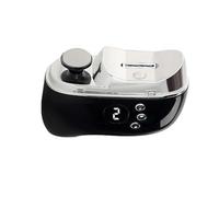 Fraises à ongles électriques coupe ongle electrique homme pince electrique professionnel avec reservoir Empêche la dispersion des ongles coupés Rechargeable Automatique (Black,85x68 mm)