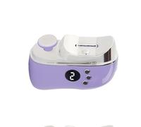 Fraises à ongles électriques coupe ongle electrique homme pince electrique professionnel avec reservoir Empêche la dispersion des ongles coupés Rechargeable Automatique (Purple,85x68 mm)