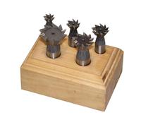 Fraises a queue d'aronde pour metal 60 degres 13-16-20-25-32 mm Holzmann ssf5