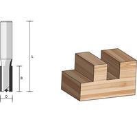 Fraises à rainer FAMAG avec tranchant frontal HM 18x32x63mm, queue 8mm - 3167.018