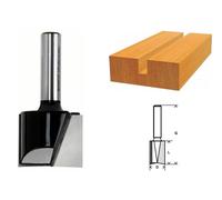 Fraises à rainurer droit 8 mm, D1 6 mm, L 16 mm, G 48 mm 1pc