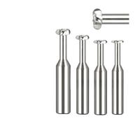 Fraises à rainurer en T, rayon d'angle, type T, rainure en aluminium, outil en carbure, 1 pièce(D16xR1x2Hx75L)