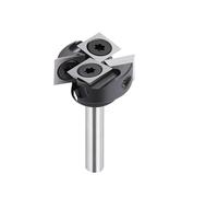 Fraises à surfacer pour défonceuse Fraise à bois à tige de 6 mm, fraise à raboter, fraise à bois à insert en carbure de 25,4 mm de diamètre(1PC 10x10x2.2mm)