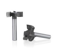 Fraises à surfacer pour défonceuse Fraise à surfacer les panneaux de spoiler, fraise à aplatir les dalles à tige de 6 mm et 6,35 mm, fraises à rainurer en T for le travail du bois(6.35mm shank)