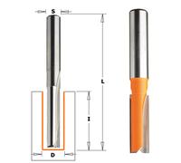 Fraises À Taillant Droit Pour Canaux, Série Longue CMT Cod 912 Gambo 8 Mm