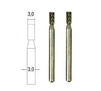 Fraises cylindriques - PROXXON - 28722 - 2 fraises - Axe de diamètre 3 mm
