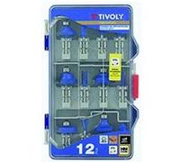 Fraises de défonceuses de formes X12 TIVOLY assorties Queue 6mm Coffret 12 G