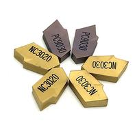 Fraises d'insertion en carbure CNC SP200 SP300 SP400 PC9030 NC3020 NC3030 Inserts fendus pour séparer et rainurer Outil de tournage de tour (SP400 PC9030)