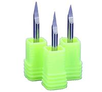 Fraises en carbure, métal, lot de 10 fraises CNC 3,175 mm forme V, à graver, fraiser(30x0.4)