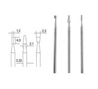Proxxon Fraises en métal dur 2228752 – 3 pièces (1,2/2,1/2,3 mm) – Blister
