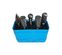 fraises limes carbure de tungstene assortiment de 5 fraises ø 10mm -