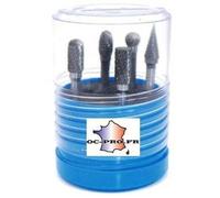 fraises limes carbure de tungstene assortiment de 5 fraises -