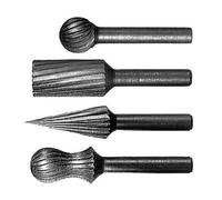 Fraises pour travail à main levée, set de 4 pièces 13, 13, 13, 13 mm Bosch