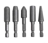 Fraises rotatives à tige hexagonale pour meulage et gravure en acier, y compris forets pour limer et fraiser des composants métalliques