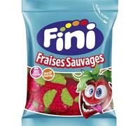 Fraises Sauvages Lisse - Fini - 90 Grammes - Halal - Sans gluten - Sans Matières grasses - Bonbon - 019