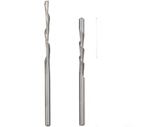 Fraises Spirales Gauches 3,175mm pour bois CNC 2 Fraises Spirales | Queue 1/8 pouce, compatible , pour proxxon, change facile