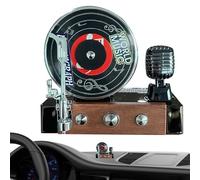 Fraiseurs d'air de voiture, Record Player Air Fairsener Car | Fouleurs de rafraîchisseurs d'air Clips de ventilation - Décoration aromathérapie rétro créative à énergie solaire à usage automobile
