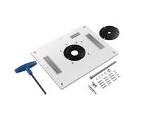 Fraiseuse À Bois Électrique Universelle, Machine De Découpage, Plaque Rabattable, Table De Guidage, Routeur, Plaque D'insertion For Banc De Travail Du Bois Précise Facile(Black)