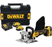 Dewalt - Fraiseuse à Lamelles 18v Dcw682nt-xj + 2 Batteries 18v 5 Ah + 1 Chargeur Dcb1104-qw Dewalt