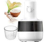 Fraiseuse à riz automatique - Broyeur réglable à 7 niveaux pour riz brun à blanc, séparateur électrique de son de riz pour un riz frais et sain