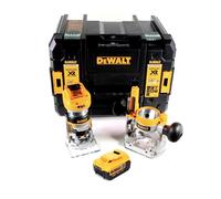 Fraiseuse Combinée Sans Fil - DeWalt - DCW 604 NT - 18V - 55mm - Batterie 4,0 Ah - TSTAK