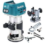 Fraiseuse combinée sur batterie MAKITA avec accessoires Li-ion XGT 40V, sans batterie RT001GZ17