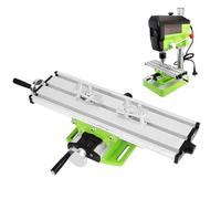 Fraiseuse - D'aluminium, Établi De Perçage De Haute Précision | Mini Perceuse À Table Coulissante Réglable, Table Croisée Pour Ateliers, Amateurs, Travail Des Métaux, Projets De Bricolage, Usi