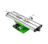 Fraiseuse de table en croix - 39,5 x 24,5 x 7,8 cm - Table de travail multifonction avec banc coulissant X-Y - Table de coordonnées - Table de forage pour perceuse électrique