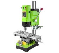 Fraiseuse d'établi, perceuse d'établi électrique 1050 W, diamètre de perçage maximum : 16 mm, vitesse de broche : 0-800 tr/min, course de broche : 60 mm, pour bijoutiers, menuisiers,Green