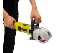 Fraiseuse électrique de rainure 4000W, rainureuse de maçonnerie 6500 tr/min avec 5 lames de scie, coupe à 360°, machine à rainurer le béton pour rainures de sol, béton