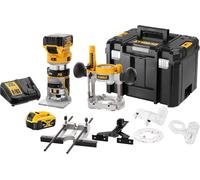Fraiseuse électrique Dewalt DCW604P2-QW à base fixe XR 18 V 2 x 5,0 Ah