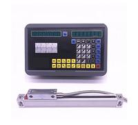 Fraiseuse Kit DRO lecture numérique 1 axe avec capteur d'encodeur linéaire à échelle 0-1000mm 0.001mm .005mm TTL 5VDC(0.005mm complete kit)