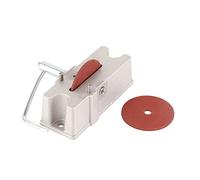 Fraiseuse manuelle pour segments de piston, rectifieuse de segments de piston pour moteur avec roue en carbure de 120 grains, outil de réparation de pistons en alliage d’aluminium