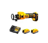 Fraiseuse pour plaques de plâtre DeWALT DCE555E2-SK (2 x 1,7 Ah Powerstack + DCB1104)