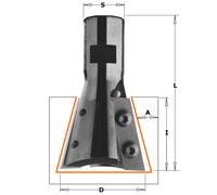 Fraiseuse Pour Union A Queue De Hirondelle 15° CMT Code 664.395.11