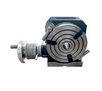 Fraiseuse verticale et horizontale HV4 de diamètre 110 mm Table rotative haute précision Pour les débutants