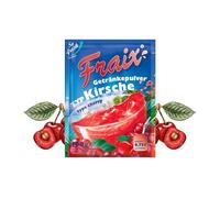 FRAIX Lot de 125 boissons en poudre de cerise (125 x 100 g) - Poudre instantanée de fruits au goût cerise - Poudre de fruits parfaite pour les déplacements, les fêtes d'anniversaire