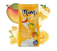 Fraix Mimi Milchmix Mango Lot de 6 boissons en poudre de 400 g Mélange de lait - Boisson soluble au goût de mangue - Soluble chaud et froid. Idéal pour les loisirs, le camping, la cuisine